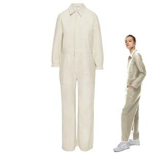 Tna Canal Jumpsuit White Dove 2XS